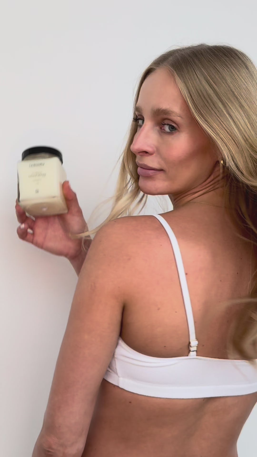 Video with text overlay