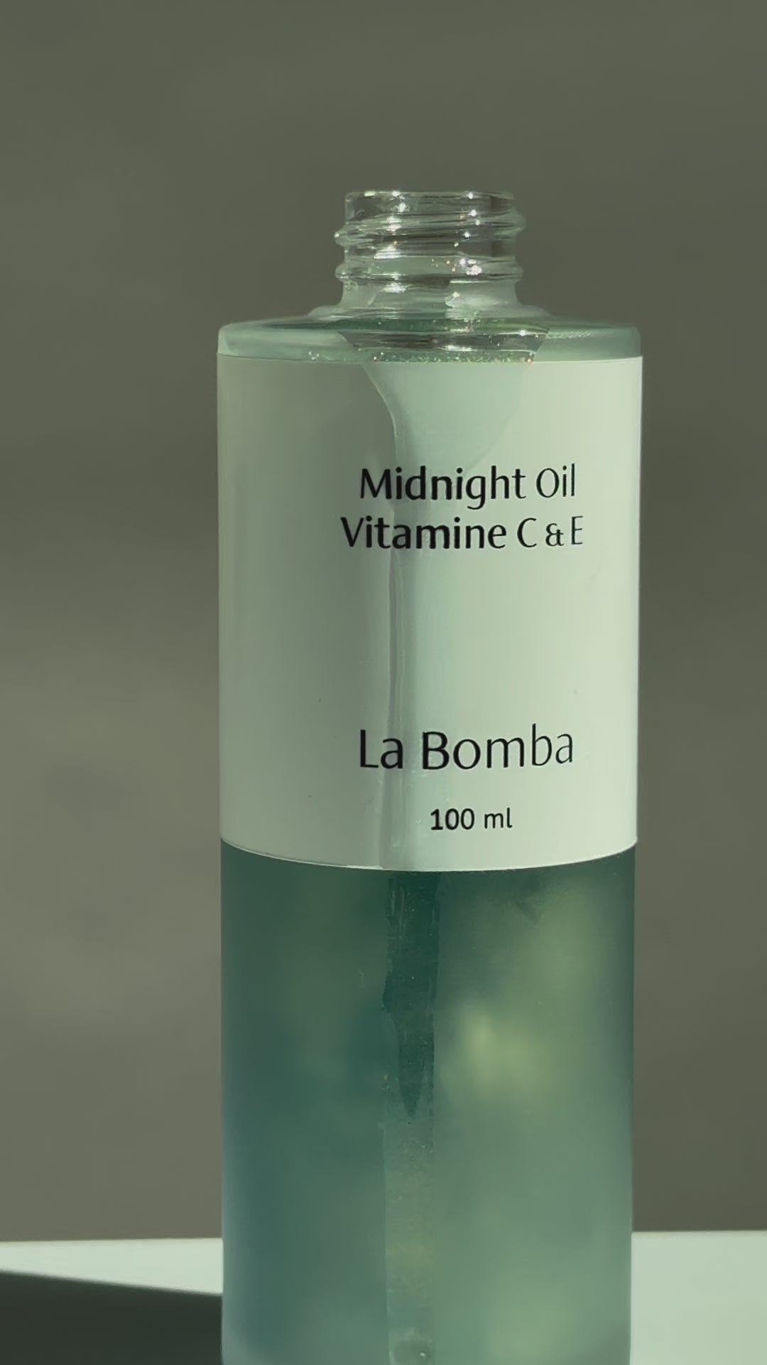 Video with text overlay